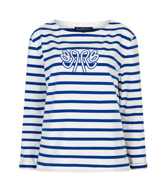 Red Button SRB4753/cobalt  Terry Stripe & logo