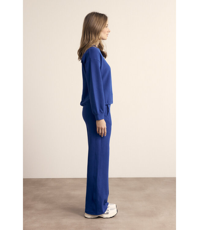 E01-19-101/005080-Ink  Structured Wide-Leg Trousers