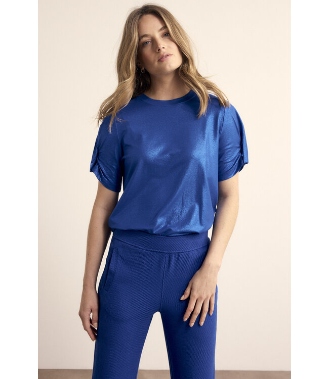 E01-19-101/005080-Ink  Structured Wide-Leg Trousers