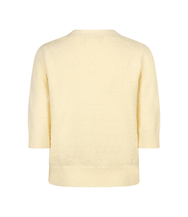SRB4882/butteryellow  Cardigan Popcorn