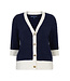 Red Button SRB4882/darkblue  Cardigan Popcorn