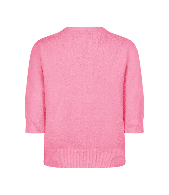 SRB4882/Pink  Cardigan Popcorn