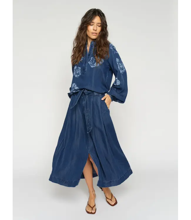 176860/DarkBlue  MMKoda Dinem Skirt