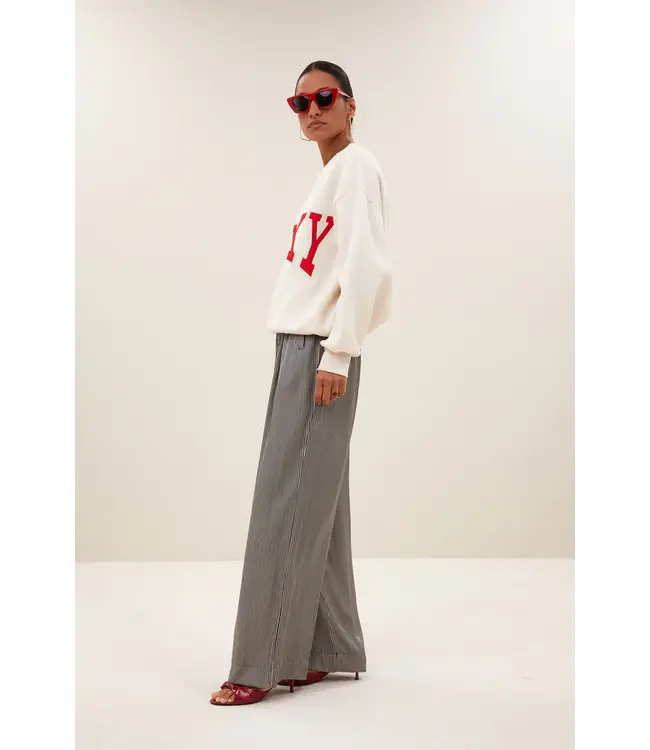 26218903/OysterMelee  bibi lucky patchwork sweater