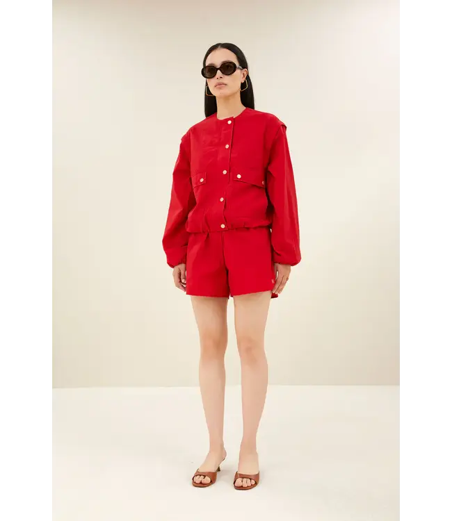 26219010/Red  maggie zip jacket
