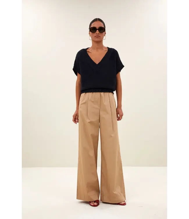 25118032/Camel  benji poplin pants