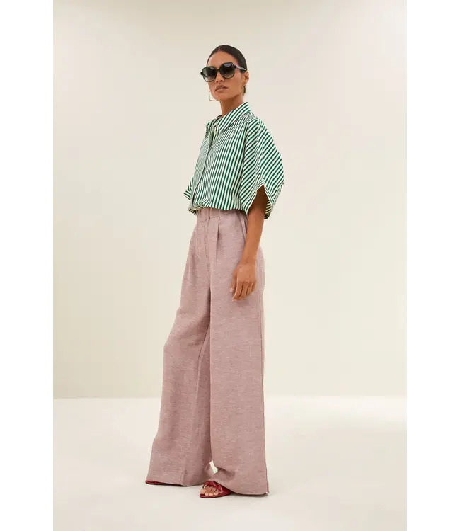 26112038/EvergreenStripe  sunny stripe blouse