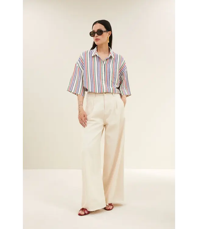 26112059/MultiStripe  pilar multi stripe blouse