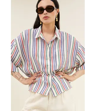 by-bar 26112059/MultiStripe  pilar multi stripe blouse