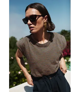 by-bar 26211008/TanninStripe  nilou stripe top