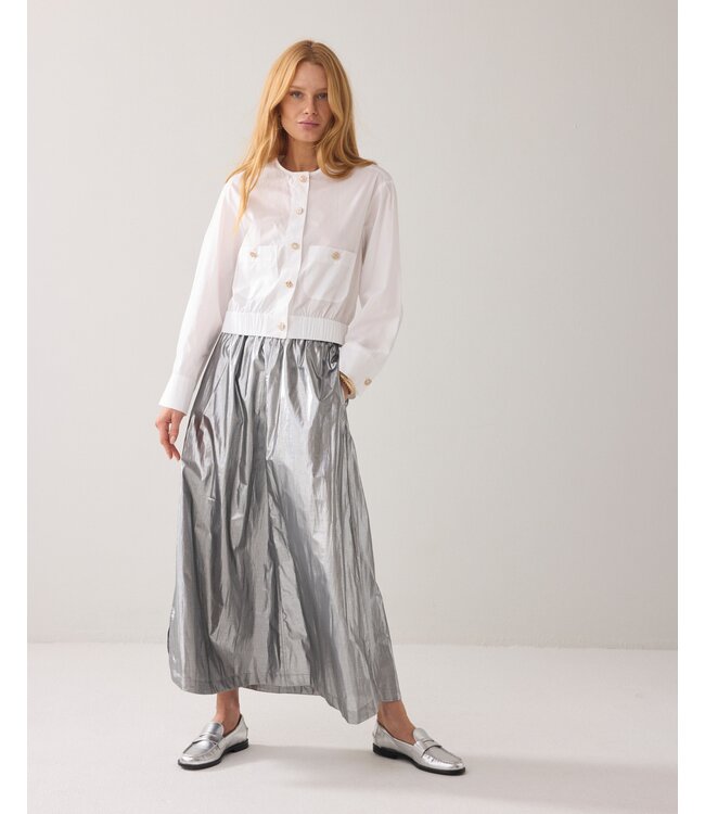 6s1358-12388/000821-Silver  Skirt Silver