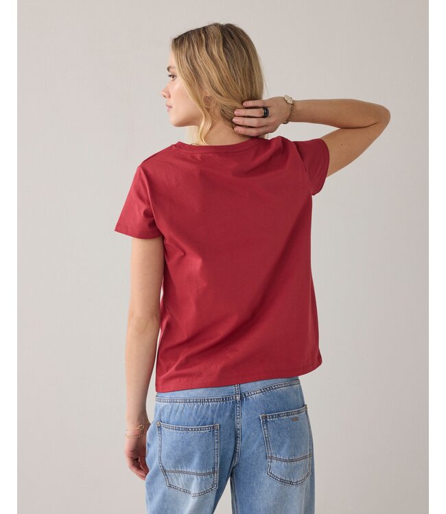 3s5185-30714/000559-Brickred  Top Basic rhinestone