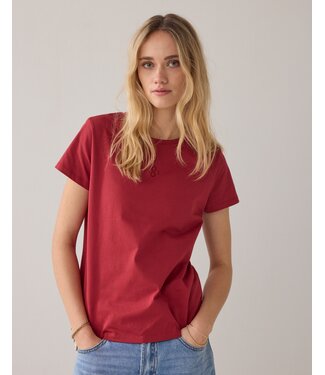 Summum Woman 3s5185-30714/000559-Brickred  Top Basic rhinestone