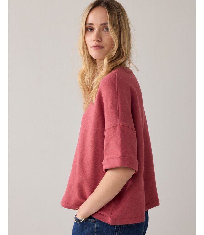 3s5267-30775/000559-Brickred  Top Short sleeve sweat