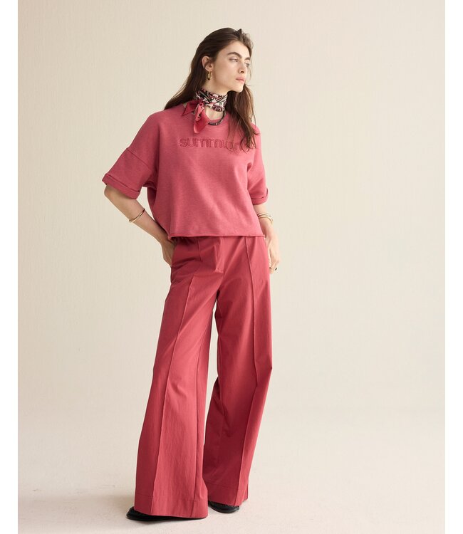 3s5267-30775/000559-Brickred  Top Short sleeve sweat