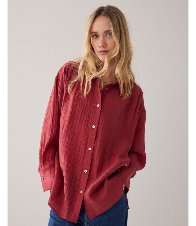 2s3430-12373/000559-Brickred  Blouse Lyocell blend