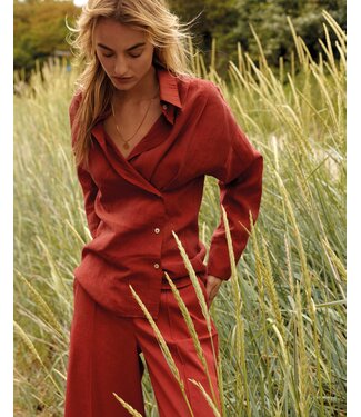 Summum Woman 2s3430-12373/000559-Brickred  Blouse Lyocell blend