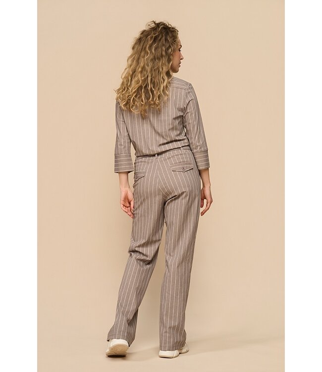 MP202154ACSPT/Falcon  Jumpsuit Heavy Classic Stripe Print