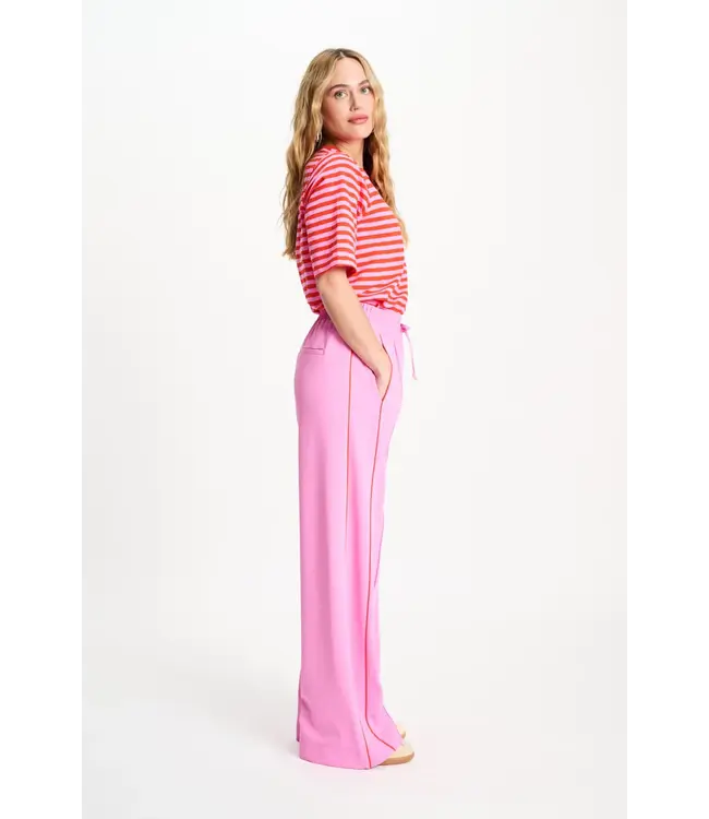 SP9514/Pink  TRACKPANTS - Colourblock Cheering Pink