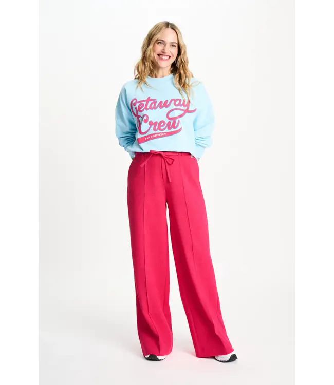 SP9522/Blue  SWEATER - Getaway Crew Blue Mist