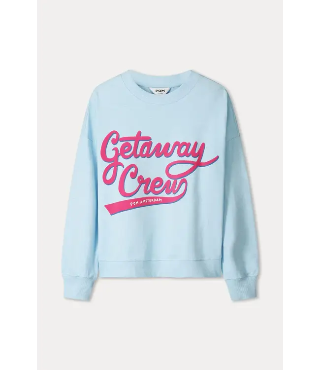 SP9522/Blue  SWEATER - Getaway Crew Blue Mist