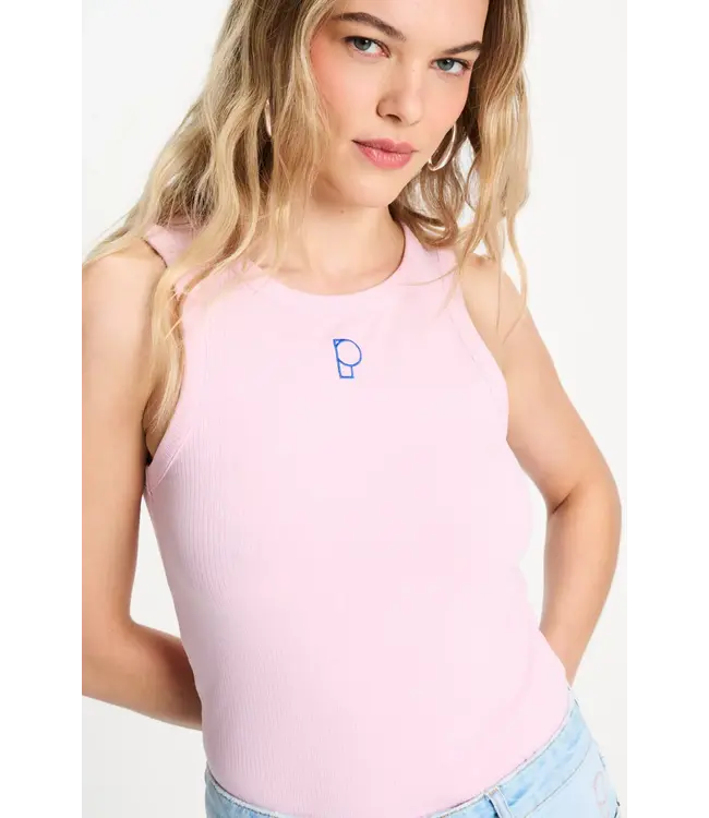 SP9533/Pink  TANKTOP - Rib Shell Pink
