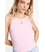 POM Amsterdam SP9533/Pink  TANKTOP - Rib Shell Pink