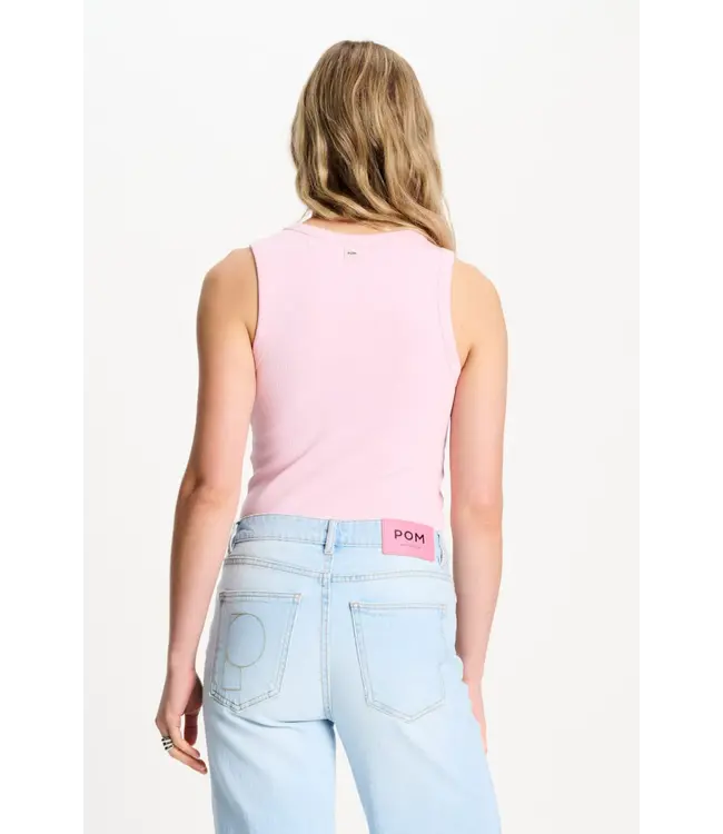 SP9533/Pink  TANKTOP - Rib Shell Pink