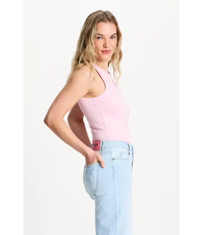 SP9533/Pink  TANKTOP - Rib Shell Pink