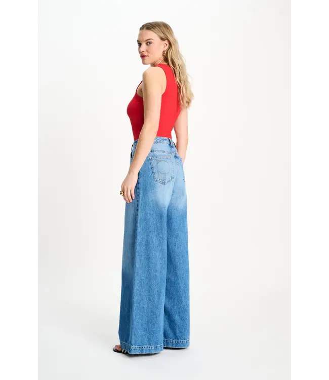 SP9575/Red  TANKTOP - Rib Bloom Red