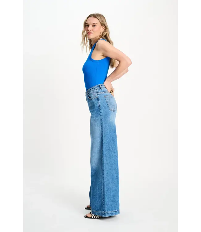 SP9640/Blue  TANKTOP - Rib Ocean Blue