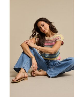 Red Button SRB4775/multi  Jerry Multi Stripe