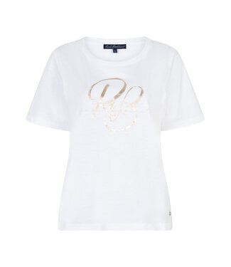 Red Button SRB4816/White/Gold  Tee Temmy Foil