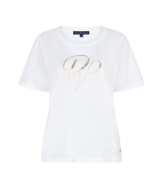 SRB4816/White/Gold  Tee Temmy Foil