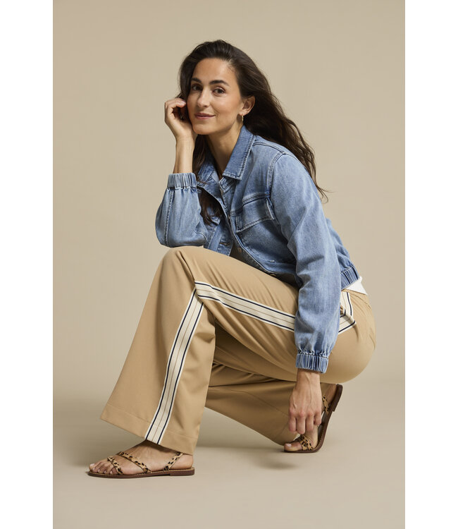 SRB4844A/darksand-L33  Claudette Palazzo Sidetape L33