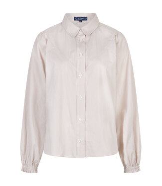 Red Button SRB4839/Sand  Victoria Poplin Stripe Long SL