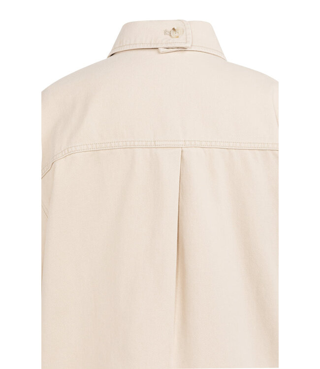 01-511050-603/99056  Denim jacket with short sleeves and patch pockets