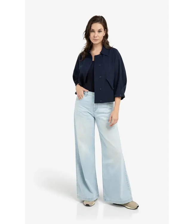 01-311150-603/99036  High-waist jeans with extra wide legs (L34)