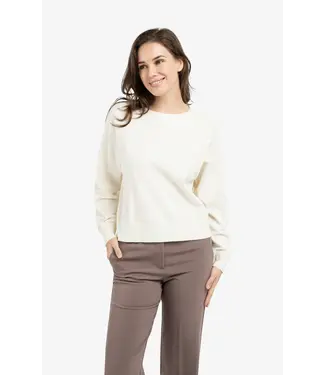 YAYA 01-000559-603/99053  Batwing sweater with subtle seam details