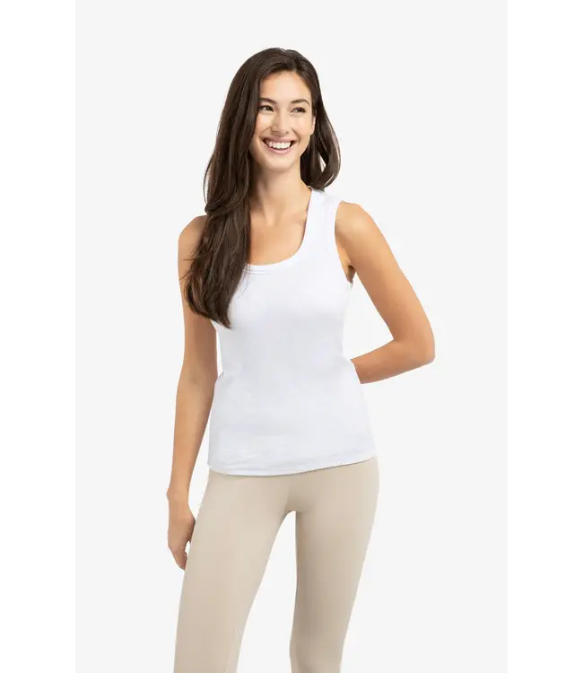 01-729051-603/00000  Ribbed singlet with round neckline