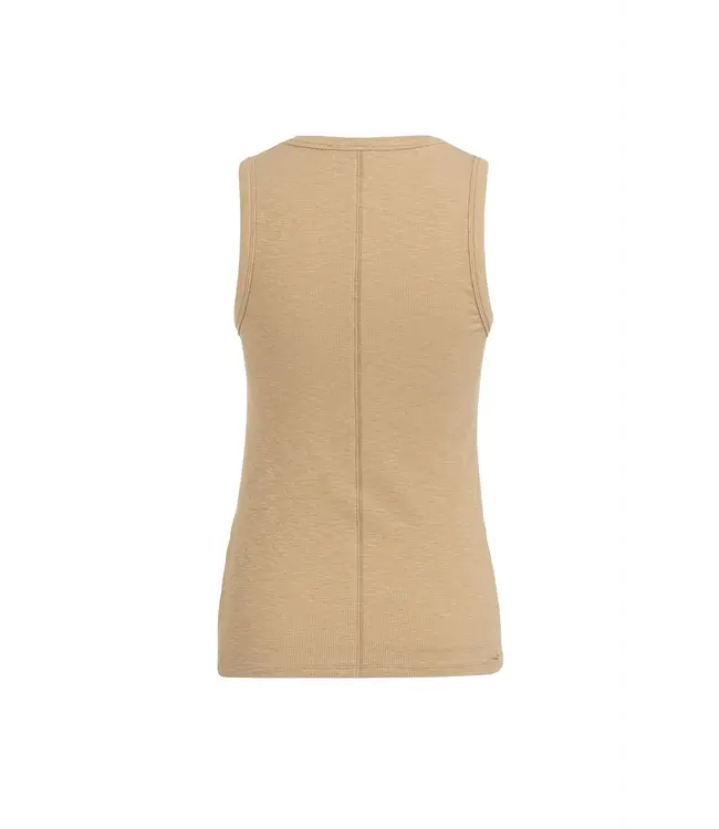 01-729051-603/99051  Ribbed singlet with round neckline