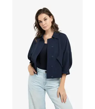 YAYA 01-201206-603/93923  Blouse jacket with adjustable waistband and pockets