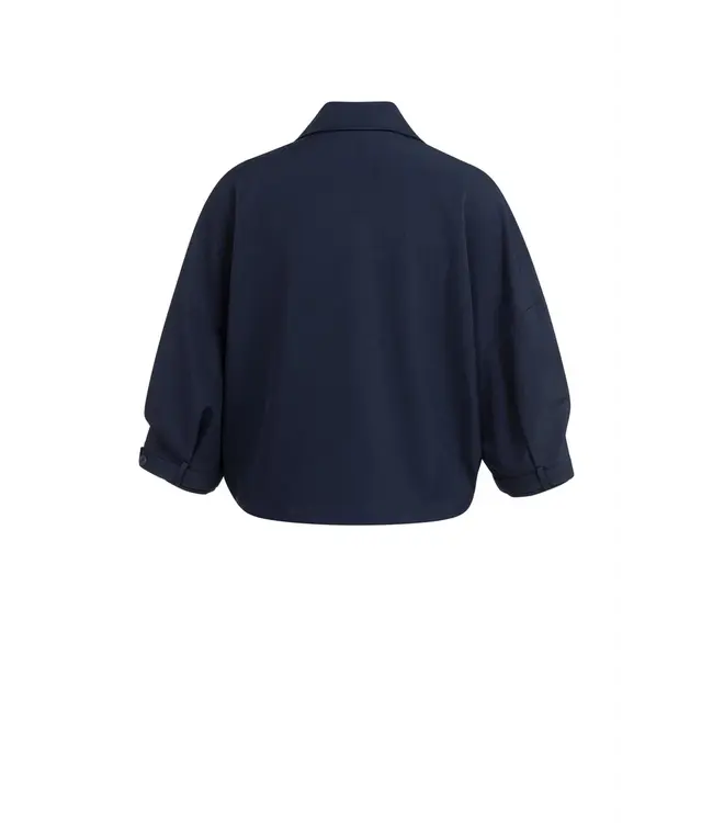 01-201206-603/93923  Blouse jacket with adjustable waistband and pockets