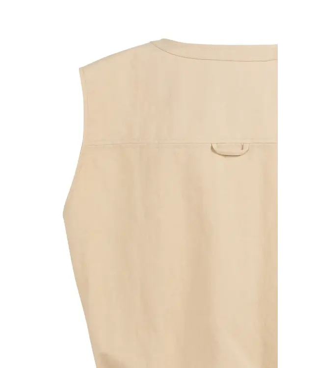 02-021007-603/99052  Sleeveless summer jacket with drawstrings