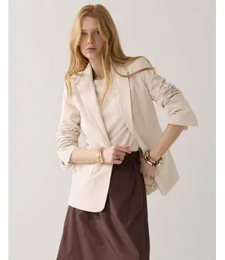 Summum Woman 1s1299-12365/000122-Ivory  Blazer Cotton blend