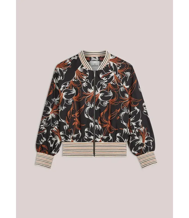 1s1302-12382/000990-Black  Jacket Embroidered