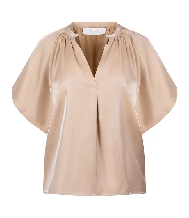 NKS01131-Sand  Taylor Top Shiny