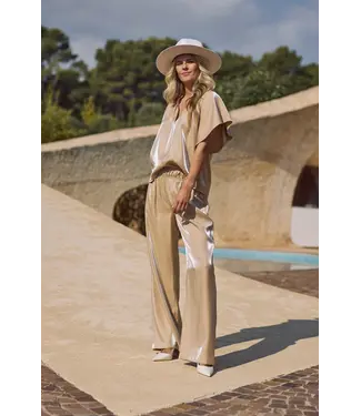 NUKUS NKS09059-Sand  Rubi Pants Shiny