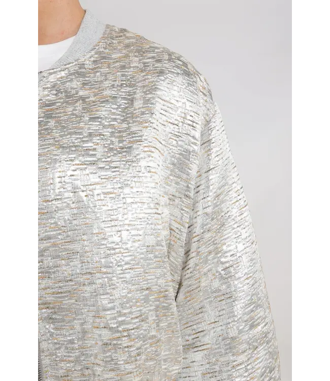 NKS13096-SIlver/Camel  Babette Bomber