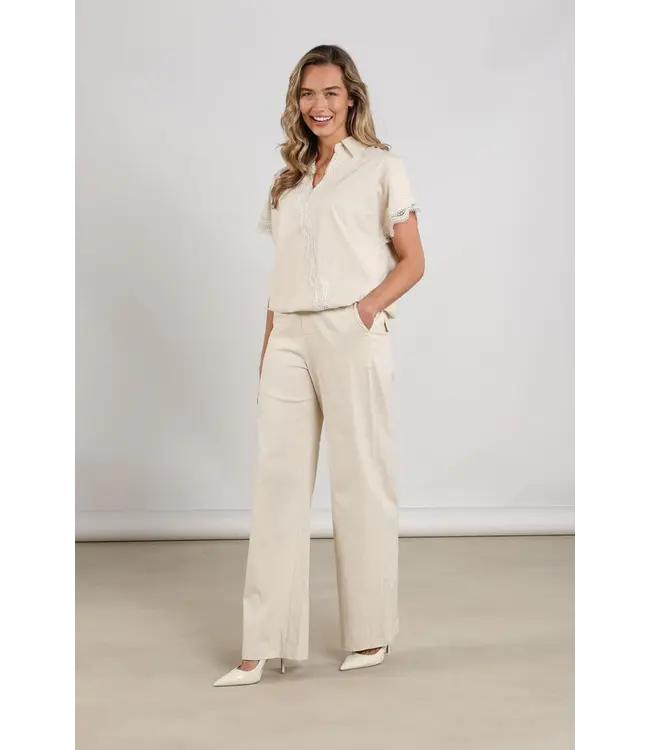 NKS09080-Sand  Eline Pants
